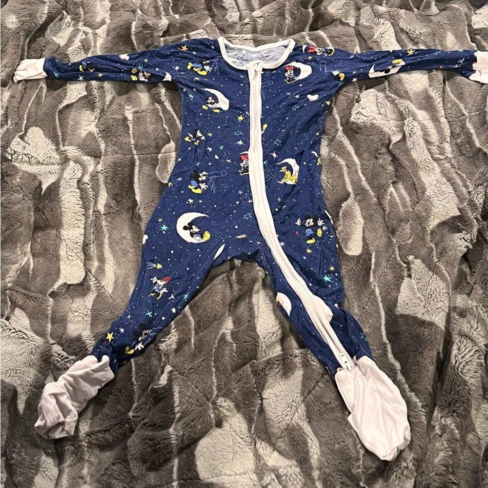 Little Sleepies Mickey and Friends Zippy. 6-12 months.